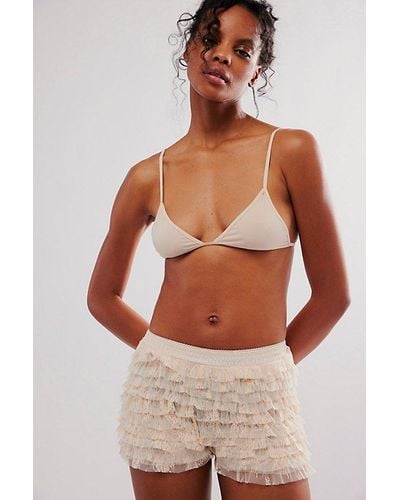 Intimately By Free People Feeling For Lace Shorties - Brown