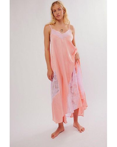 Intimately By Free People First Date Maxi Slip - Pink