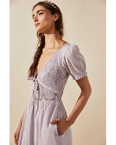 Free People All You Need Is Lace Midi - Pink