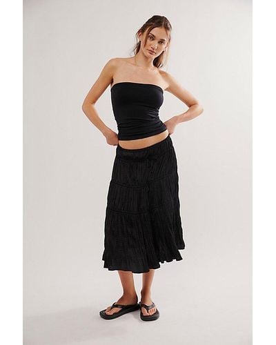 Free People Maeve Midi Skirt - Black
