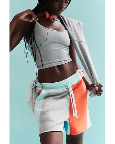 Fp Movement Piece Of Me Colorblock Shorts - Gray