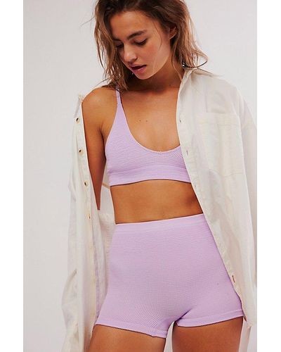 Intimately By Free People The Rib I Reach For Shorts - Purple