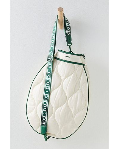 CARAA Quilted Tennis Sling - White