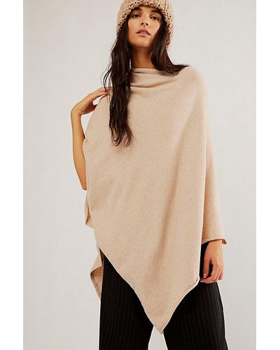 Free People Simply Triangle Poncho - Black