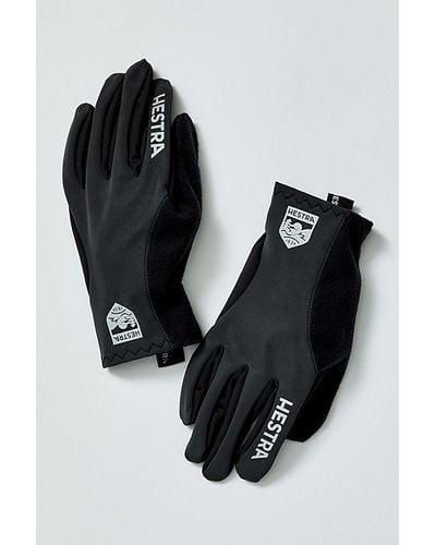 Hestra Runners Gloves At Free People In Dark Gray, Size: Small - Black