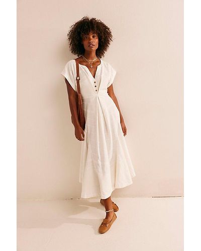 Free People Outta Here Midi - Natural