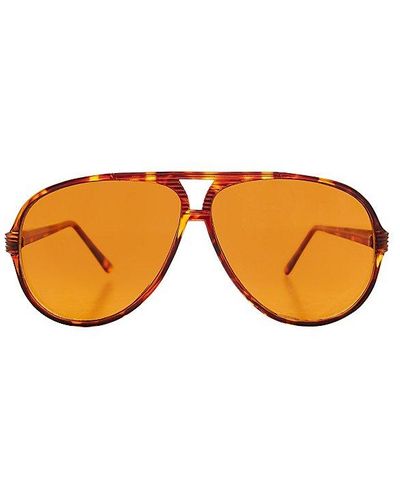 Free People Vintage Tuner Sunglasses Selected - Orange
