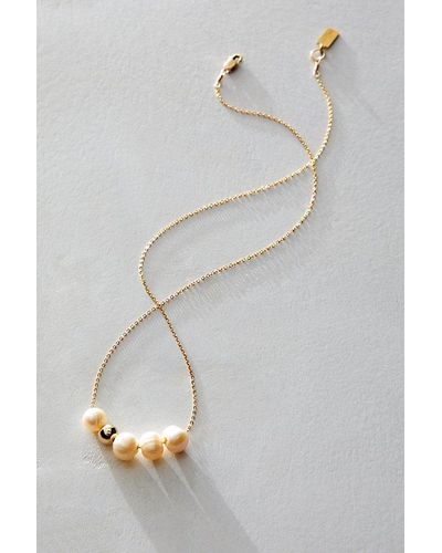 SET & STONES Portia Necklace - White