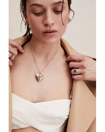 Free People Monogram Necklace - Natural