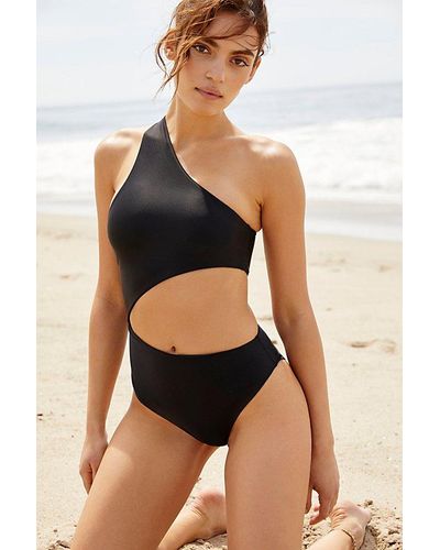 Free People Celine One-piece Swimsuit By Beach Riot - Black