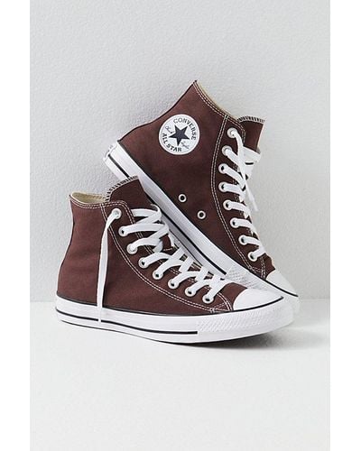 Free People Chuck Taylor All Star Hi Top Converse Sneakers - Gray