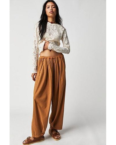 Free People To The Sky Parachute Pants - Multicolor