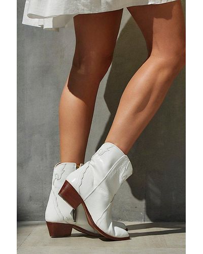 Free People New Frontier Western Boot - White
