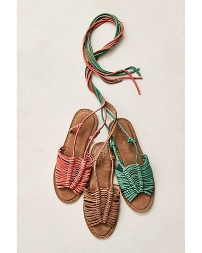 Seychelles Distant Shores Wrap Sandals - Brown