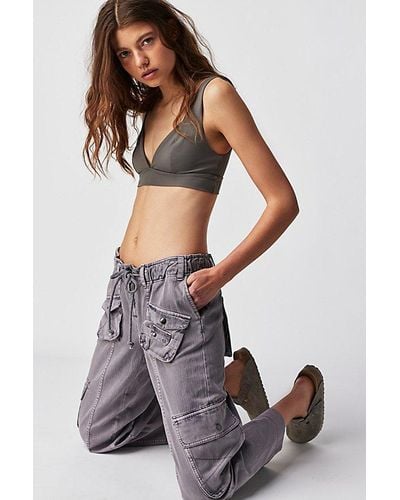 Free People Tahiti Cargo Pants At In Ashblown, Size: Xs - Multicolor