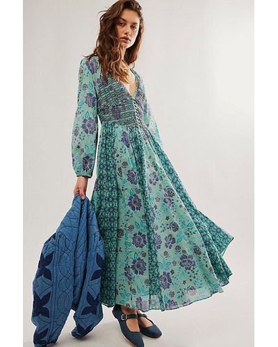 Free People A New Way Maxi - Blue