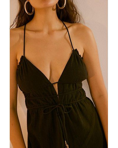 Free People Whatever You Want Jumpsuit - Black