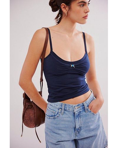 Intimately By Free People Wear It Out Tank Top - Blue