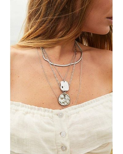 Free People Oversized Coin Necklace - Natural