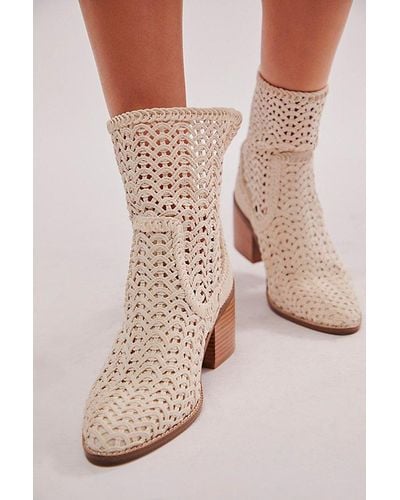 Kelsi Dagger Brooklyn Emery Crochet Boots - Natural