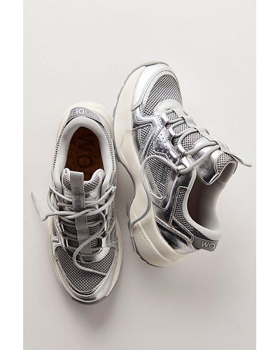 Woden Maya Sneakers Shoe - Gray