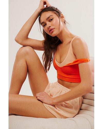 Intimately By Free People Lost On You Bralette - Orange