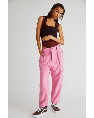 Free People Bay To Breakers Trousers At In Giggles, Size: Xs - Multicolour