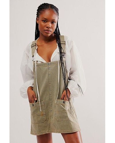Free People We The Free Overall Smock Mini Railroad Top - Natural