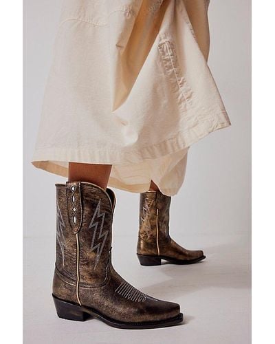 Mexicana Lightning Strikes Western Boots - Multicolor