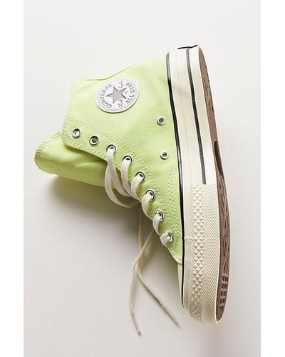 Converse Chuck 70 Recycled Canvas Hi-Top Sneakers - Green