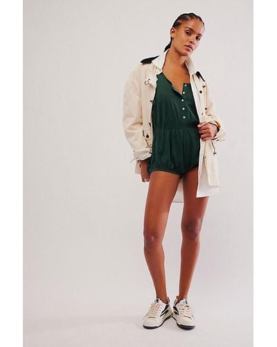 Intimately By Free People Cool Again Mini Romper - Multicolour