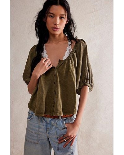 Free People We The Free Sunset Tee - Brown