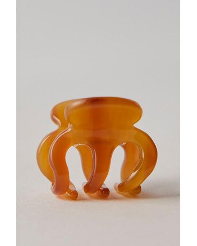 Free People Mini Octopus Claw Clip - Orange