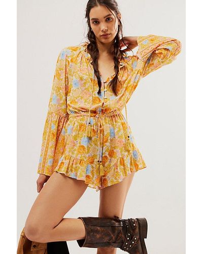Spell Enchanted Wood Romper - Yellow