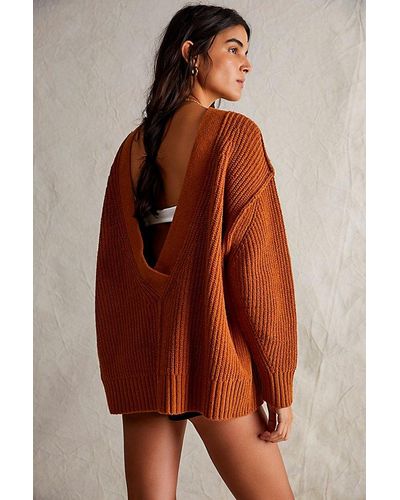 Free People We The Free Still A Fan Pullover - Brown