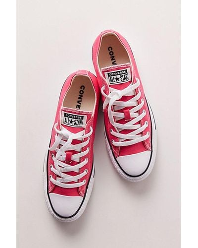 Converse Chuck Taylor All Star Low-Top Sneakers - Red
