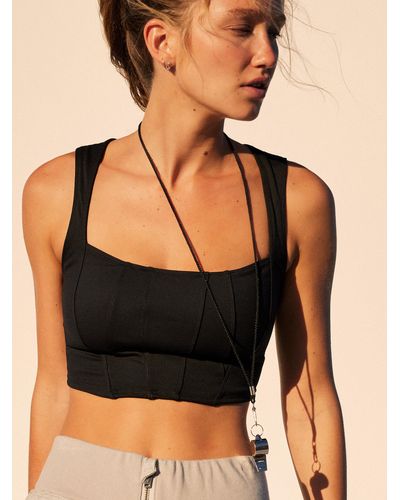 Free People Care Fp What A Feeling Bustier - Natural