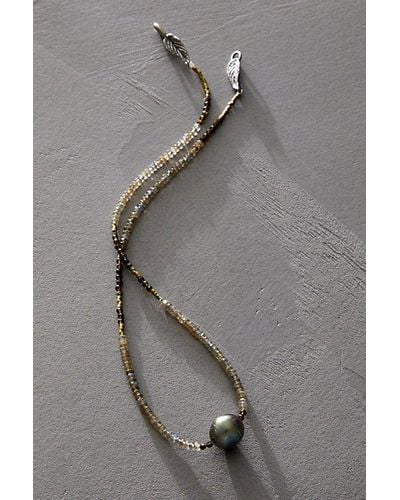 Alkemie Tahitian Pearl Necklace - Gray