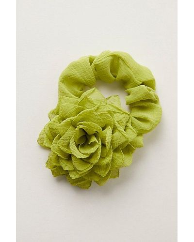 Free People Petal Lane Scrunchie - Green