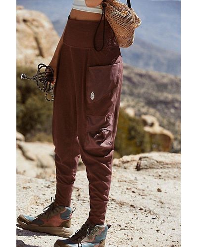 Fp Movement Take A Hike Harem Trousers - Brown