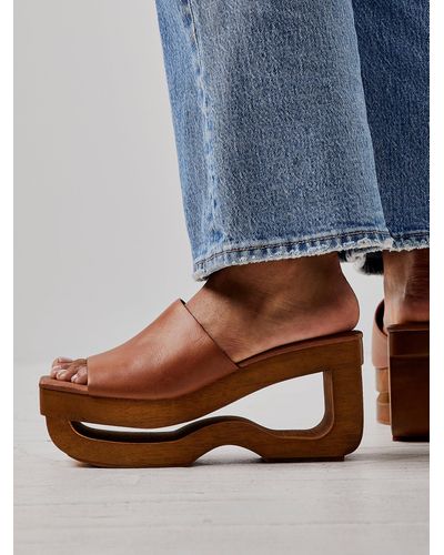 Open Toe Clog Heels for Women - Up to 65% off | Lyst