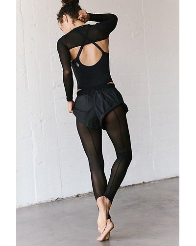 Free People Jule Mesh Tight At In Black, Size: Small