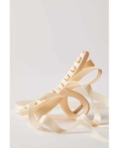 Free People Sophie Bow Claw Clip - Natural