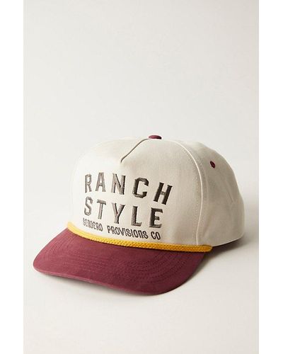Free People Ranch Style Baseball Hat - Pink