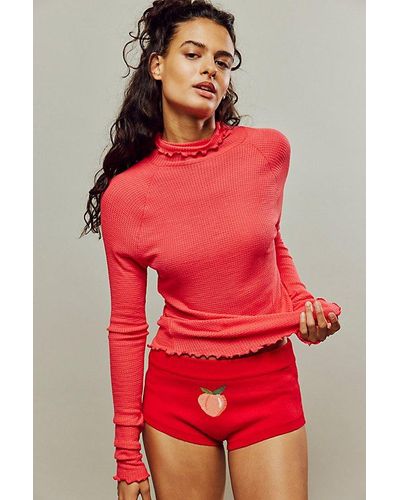 Intimately By Free People Make It Easy Thermal - Red