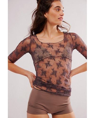 Intimately By Free People Layered In Luxe Tee - Multicolour