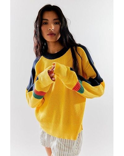 Free People Speed Racer Pullover - Yellow