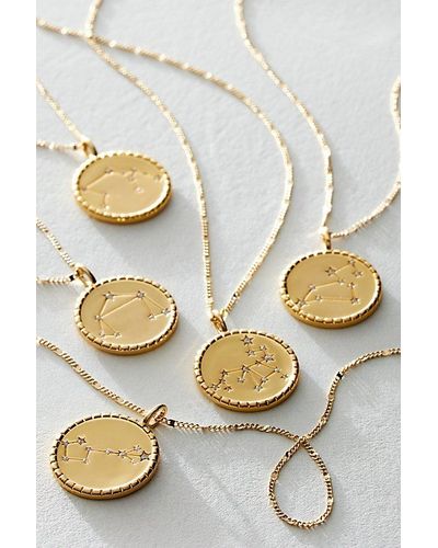 Miranda Frye Marlowe Zodiac Pendant Necklace - Metallic