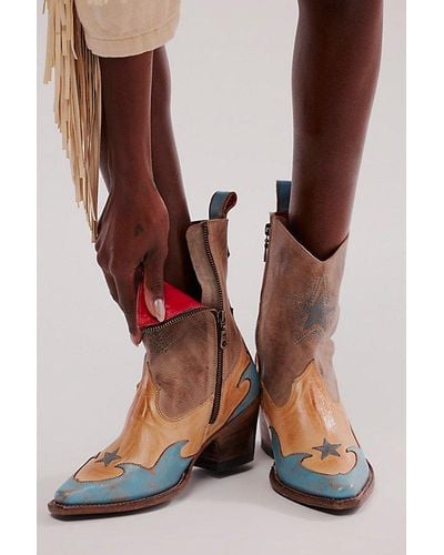Bed Stu Stardom Western Boots - Multicolor