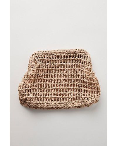 Free People Sand Bound Clutch - Green